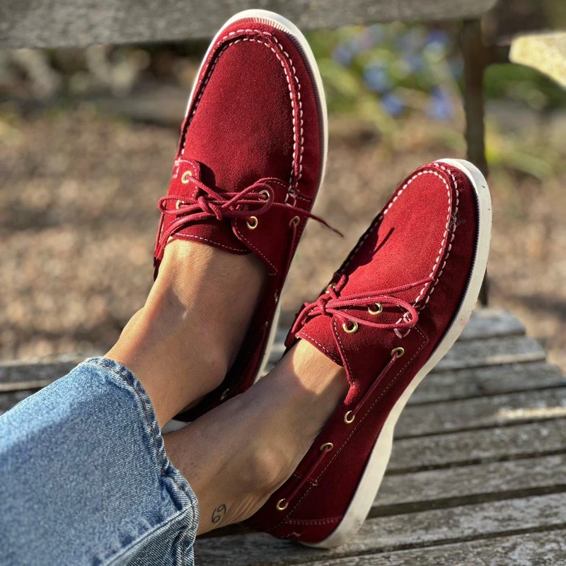 Monika Loafers — Red