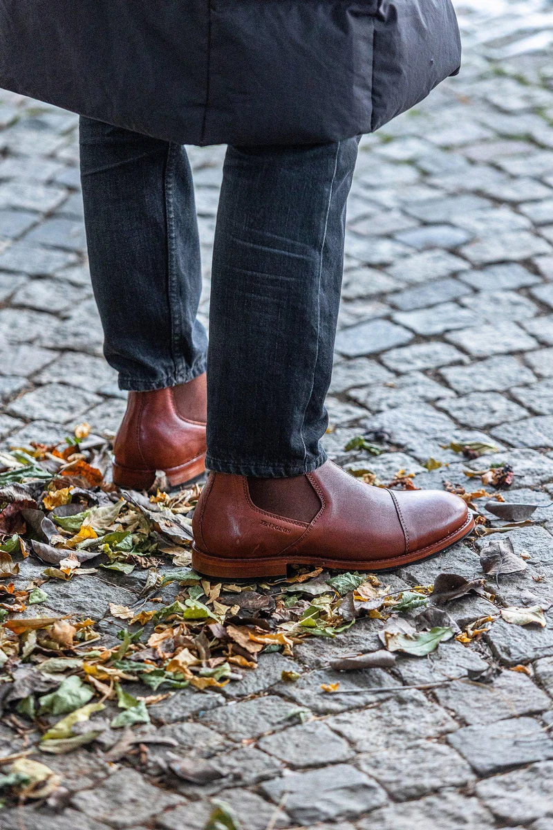 New Mercury Chelsea boots — Roasted brown