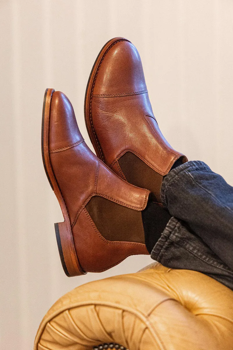 New Mercury Chelsea boots — Roasted brown