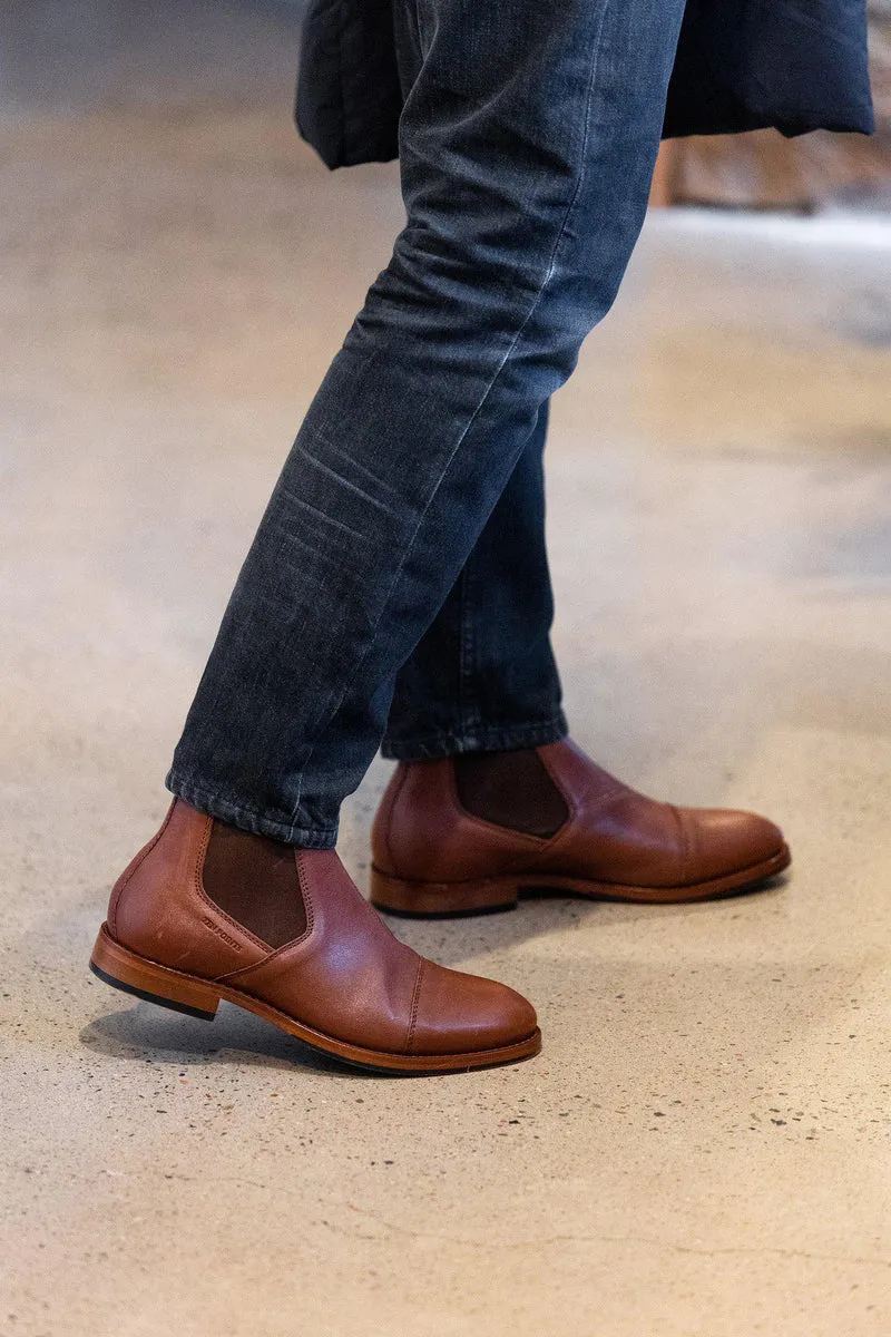 New Mercury Chelsea boots — Roasted brown