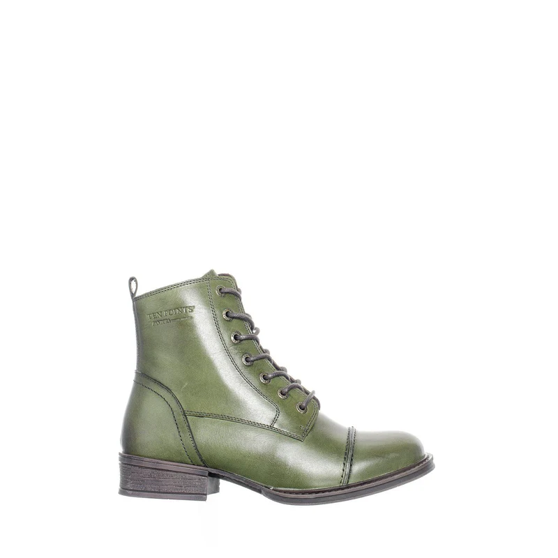 Pandora Laced boots — Deep green