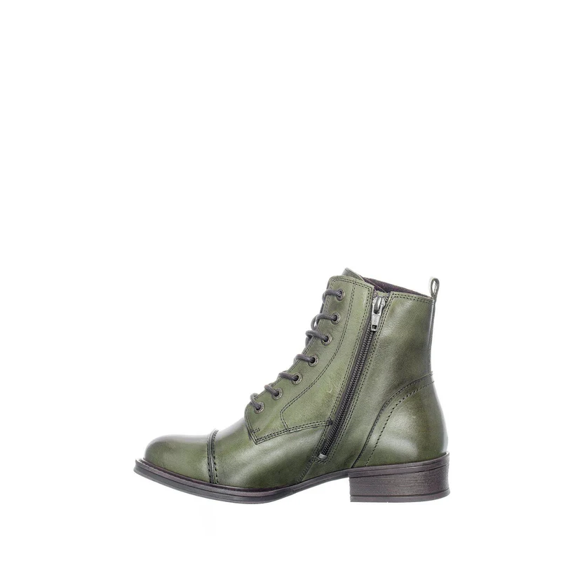Pandora Laced boots — Deep green