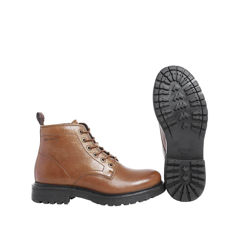 Berit Laced boots — Cognac