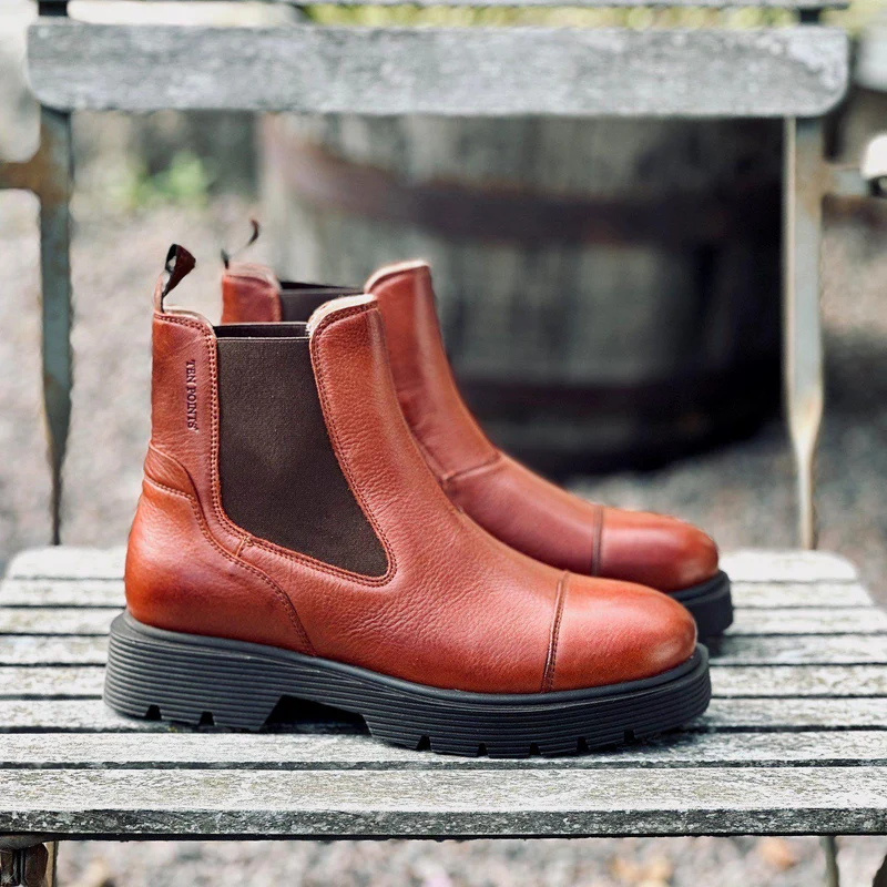 Mimmi Chelsea boots — Nutbrown