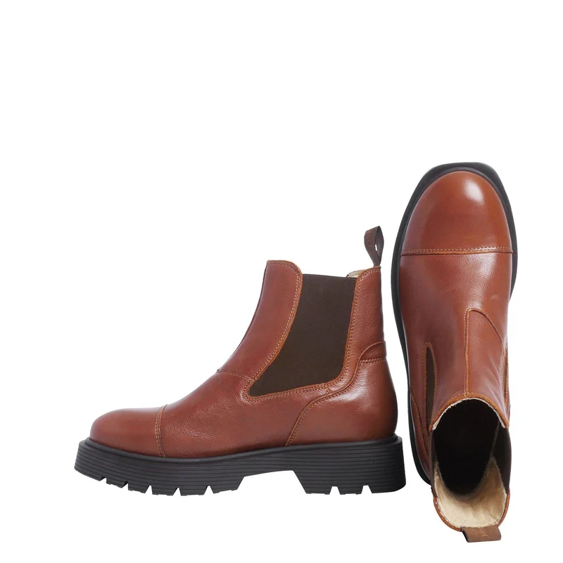 Mimmi Chelsea boots — Nutbrown