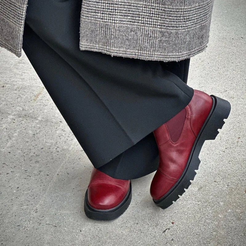 Mimmi Chelsea boots — Red