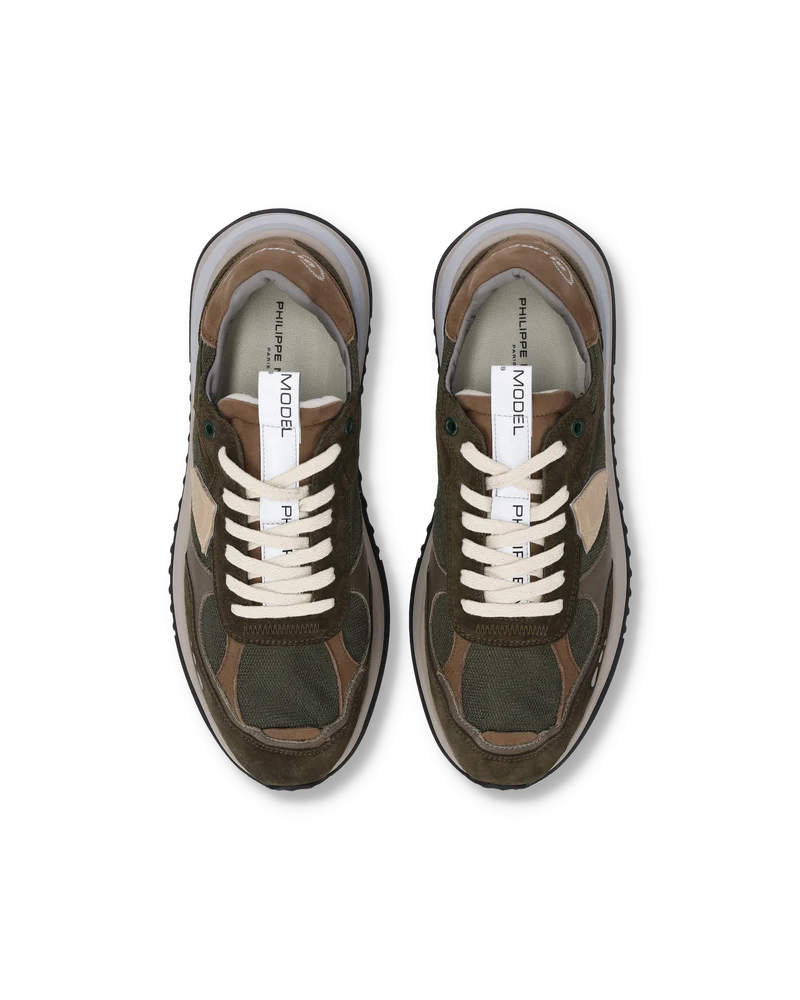Sneakers Olympique Men, Mud Military Brown