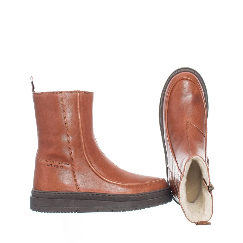 Larina Warm boots — Roasted brown
