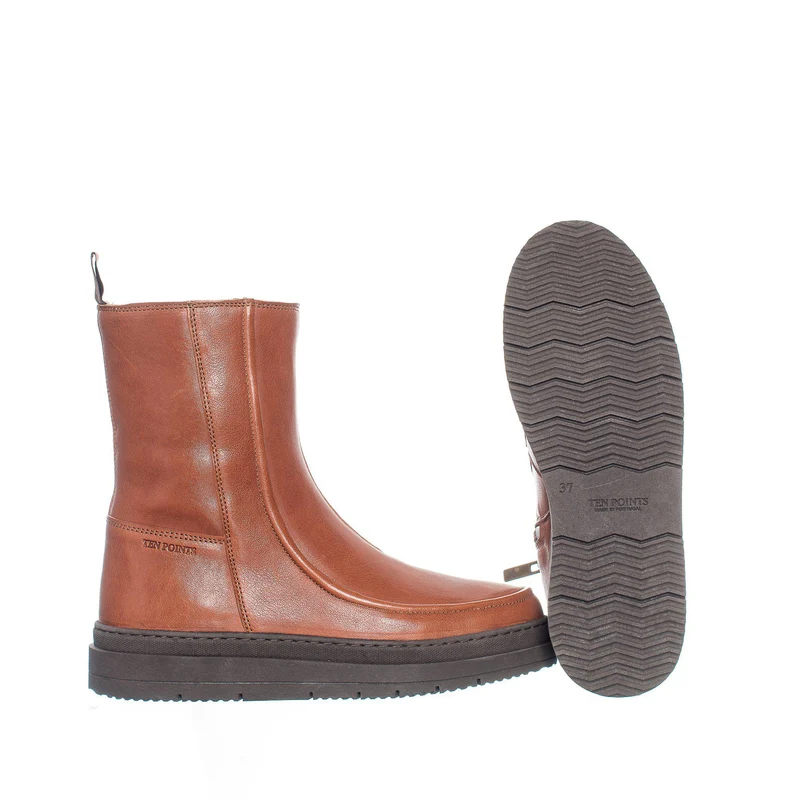 Larina Warm boots — Roasted brown