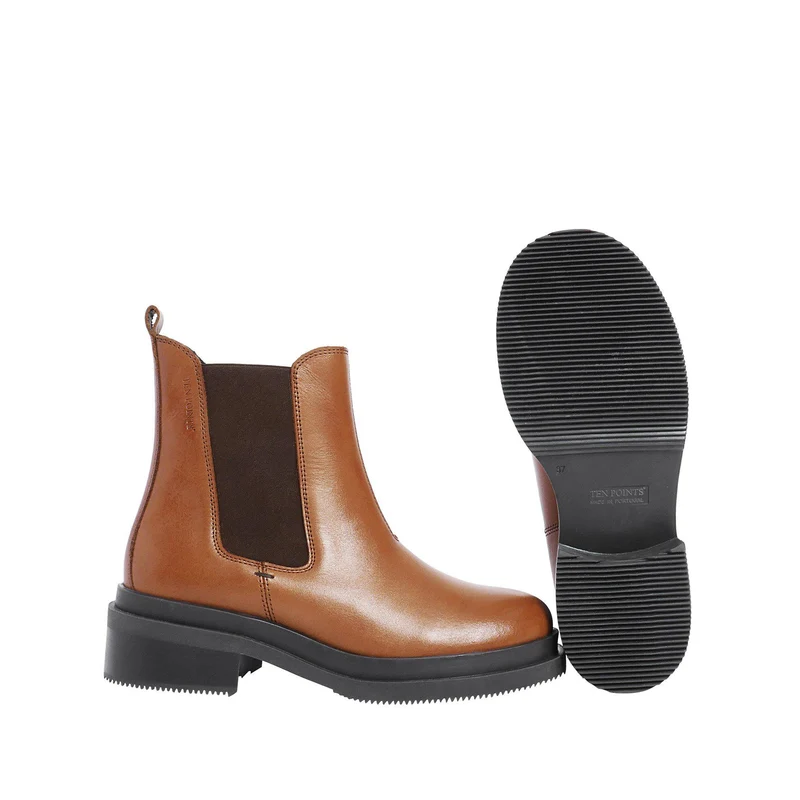Felina Chelsea boots — Cognac