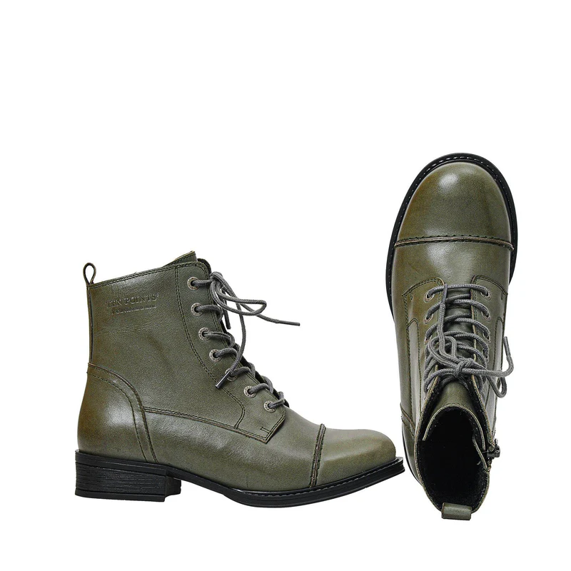 Pandora Laced boots — Khaki
