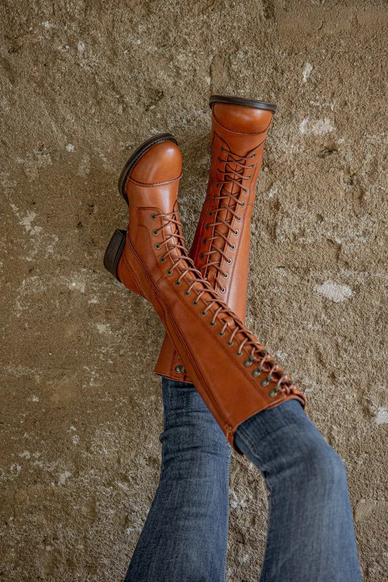 Pandora Tall shaft boots — Cognac