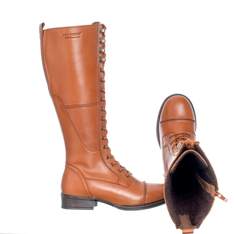 Pandora Tall shaft boots — Cognac