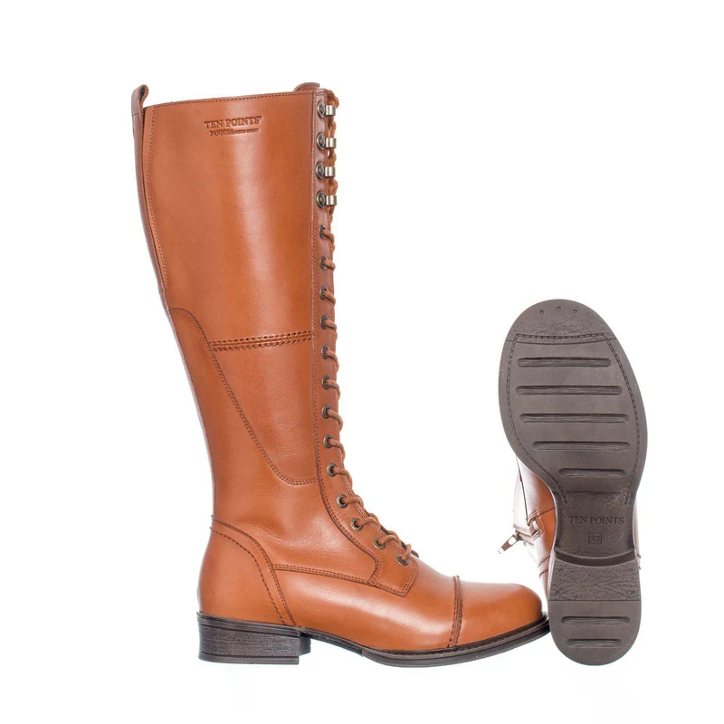 Pandora Tall shaft boots — Cognac