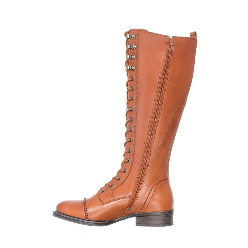 Pandora Tall shaft boots — Cognac