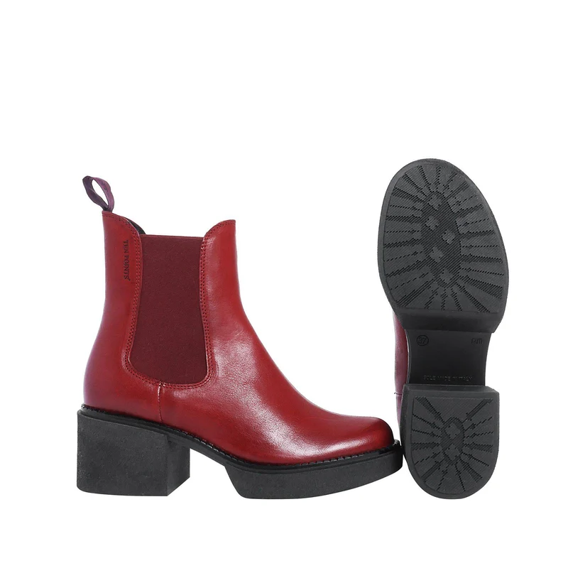 Selma Chelsea boots — Red