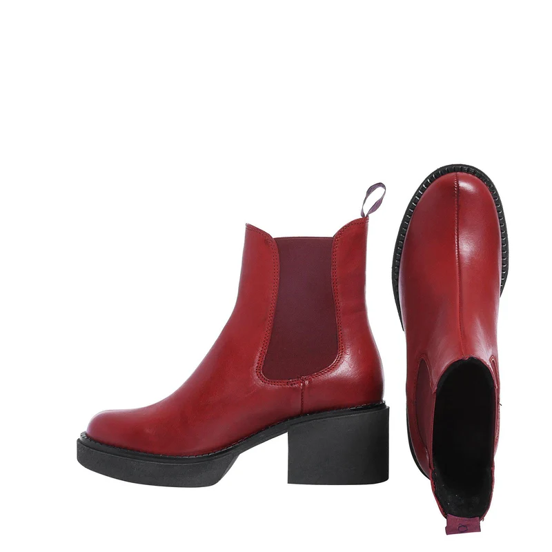 Selma Chelsea boots — Red