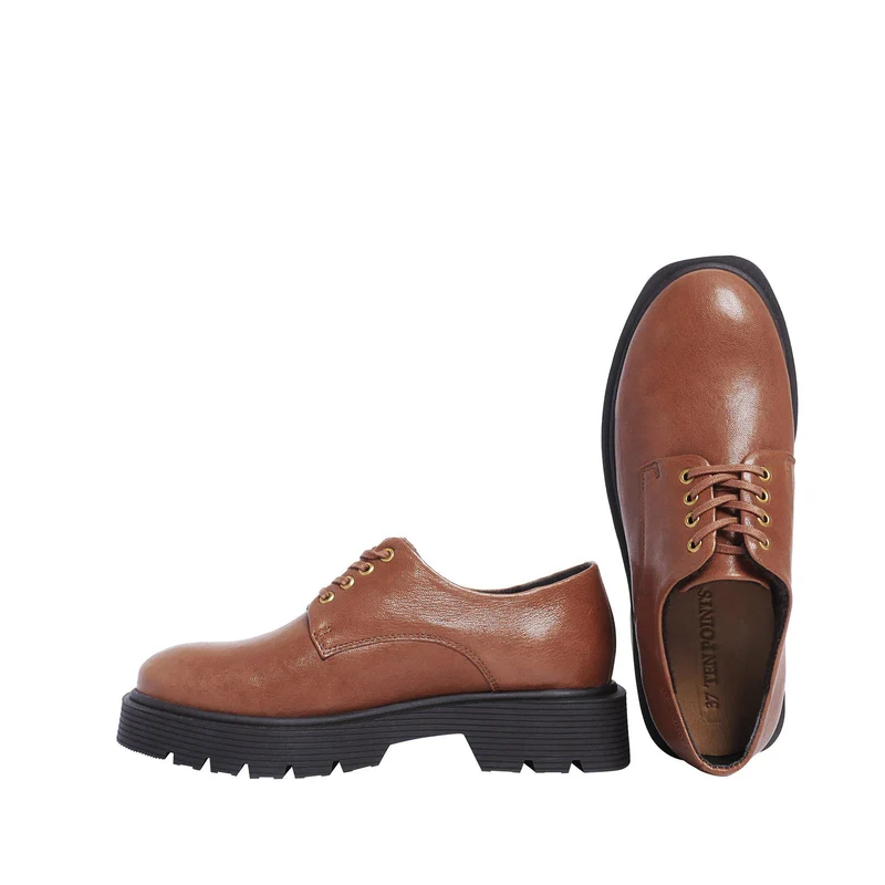 Mimmi Laced shoes — Cognac