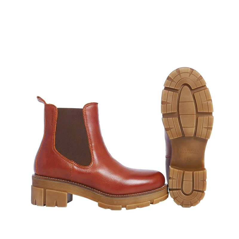 Cecilia Chelsea boots — Nutbrown