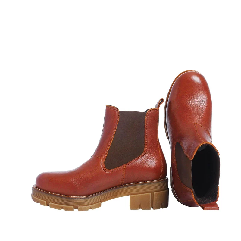 Cecilia Chelsea boots — Nutbrown