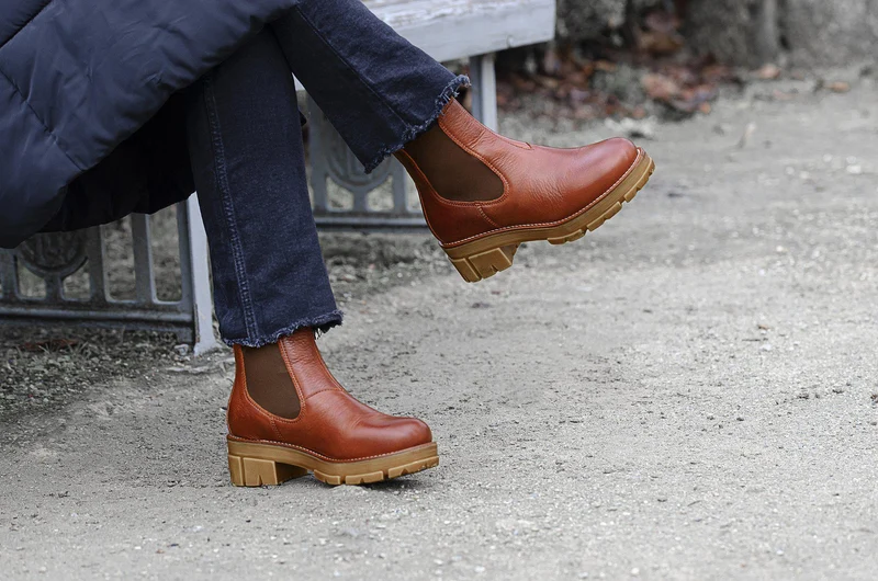 Cecilia Chelsea boots — Nutbrown