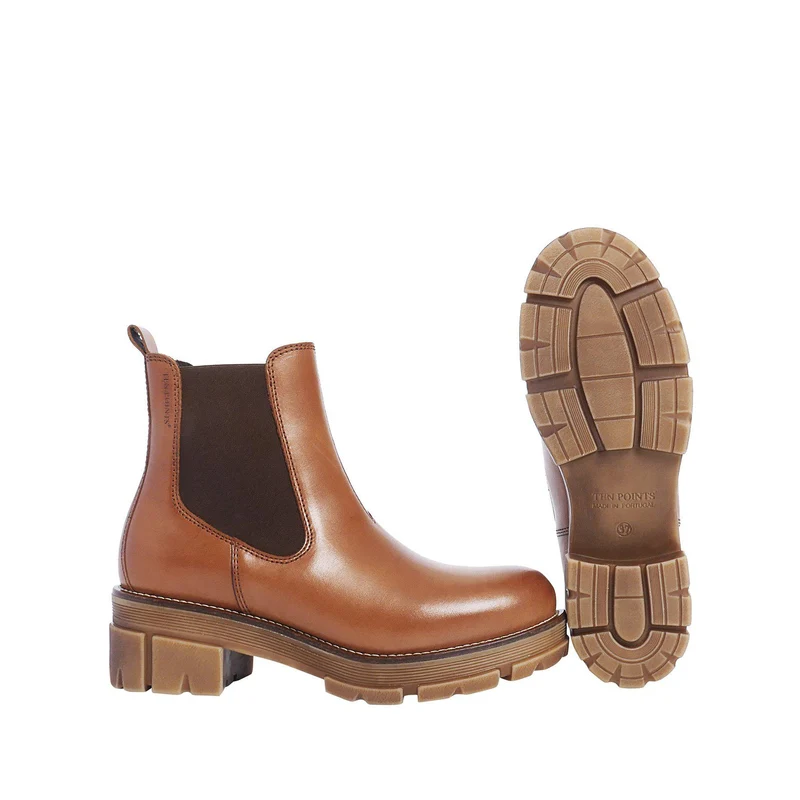 Cecilia Chelsea boots — Cognac