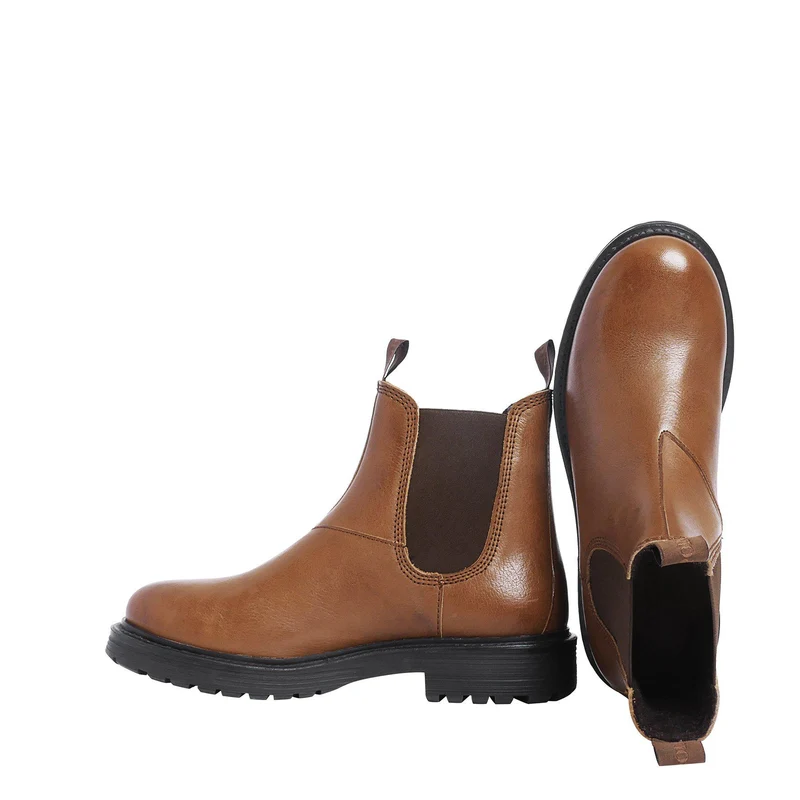 Berit Chelsea boots — Cognac
