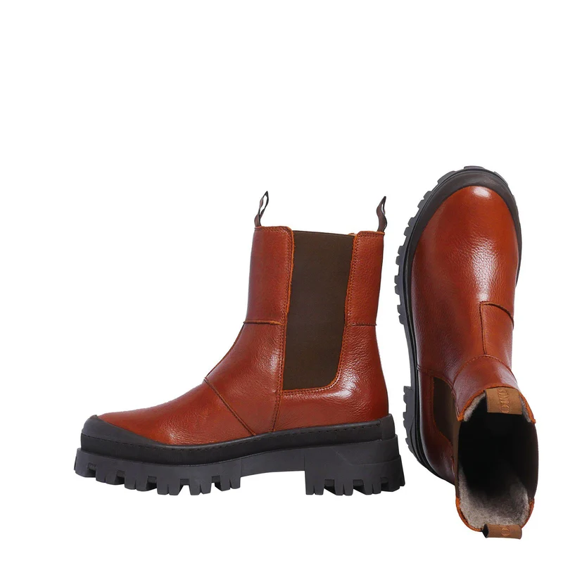 Jenny Warm boots — Nutbrown