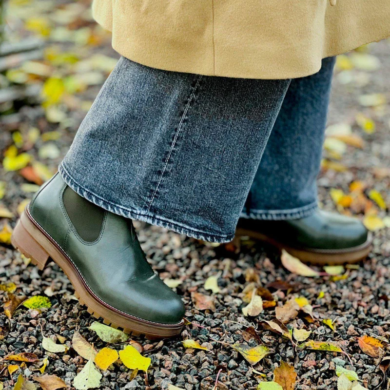 Clarisse Warm boots — Khaki