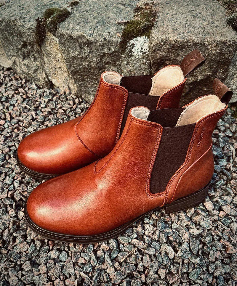 Pandora Chelsea boots — Nutbrown