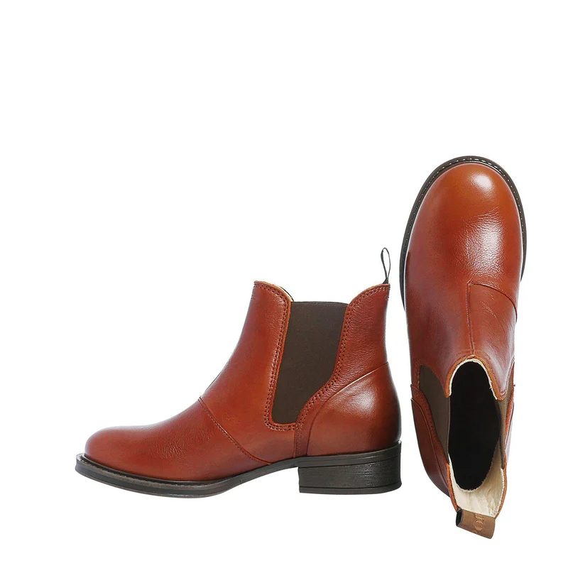 Pandora Chelsea boots — Nutbrown