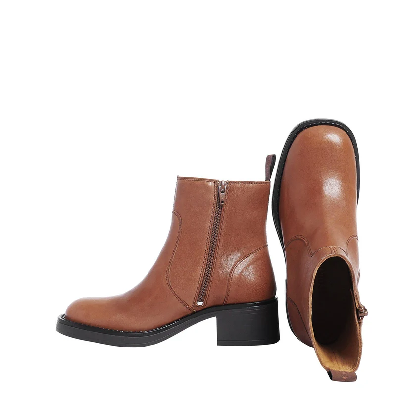 Ingrid Ankle boots — Cognac