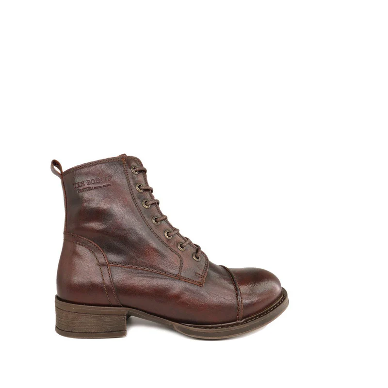 Pandora Laced boots — Rust