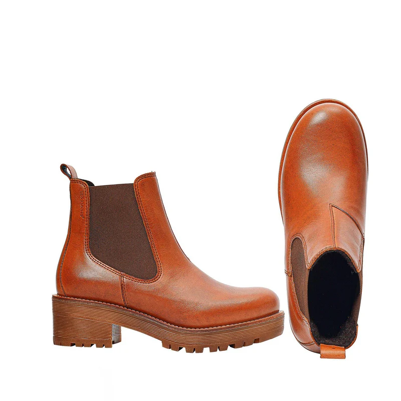 Clarisse Warm boots — Cognac