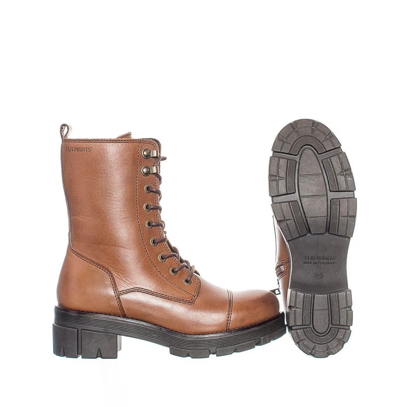 Cecilia Laced boots — Brown