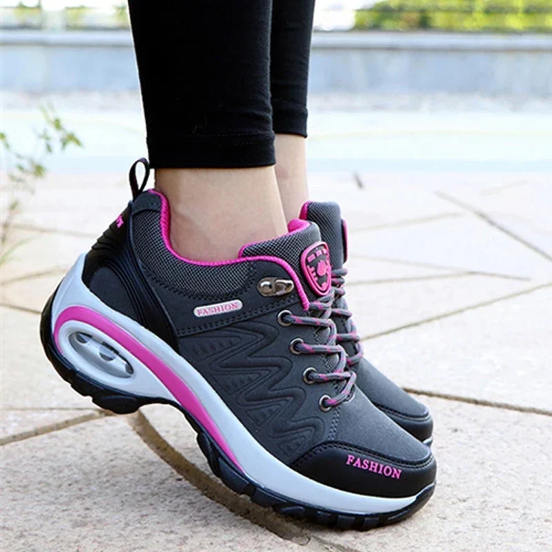 Meravon Damen Sneaker mit Schnürung und EVA-Innensohle