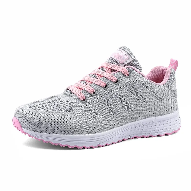 Alvera Damen Laufschuhe mit Mesh-Obermaterial und Schnürung
