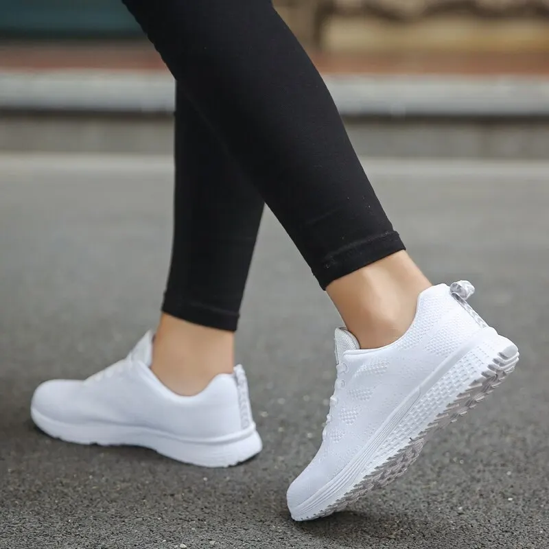Alvera Damen Laufschuhe mit Mesh-Obermaterial und Schnürung