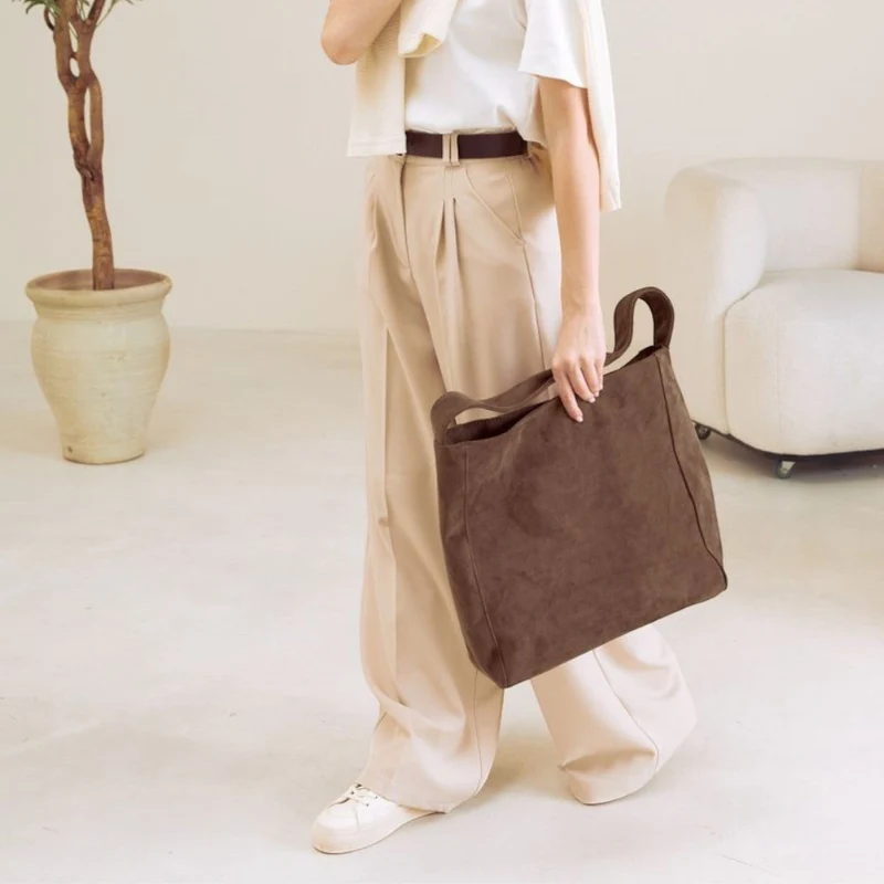 Sorella Tote Tasche – Handtasche mit Haspelverschluss und Innenfach mit Reißverschluss