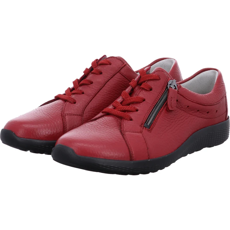 Waldläufer Schnürschuh K-Ira rot