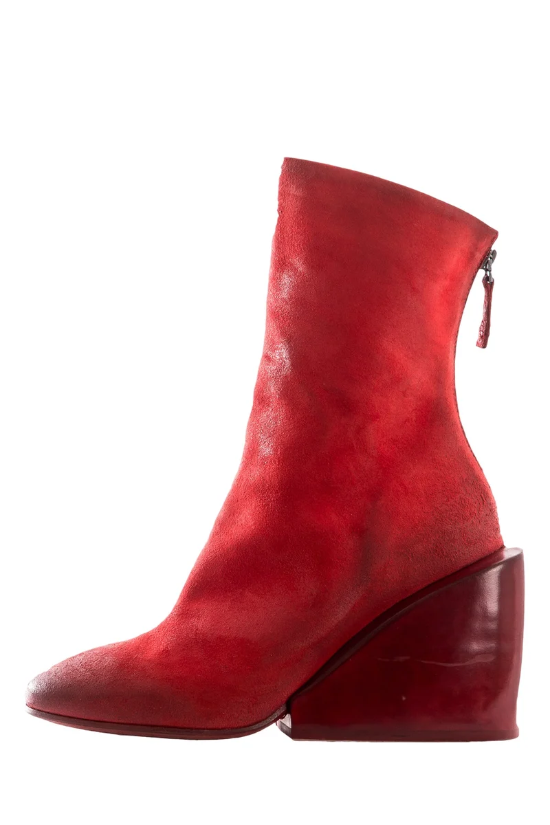Marsèll Damen Stiefel mit Zip MASSICCIA rot