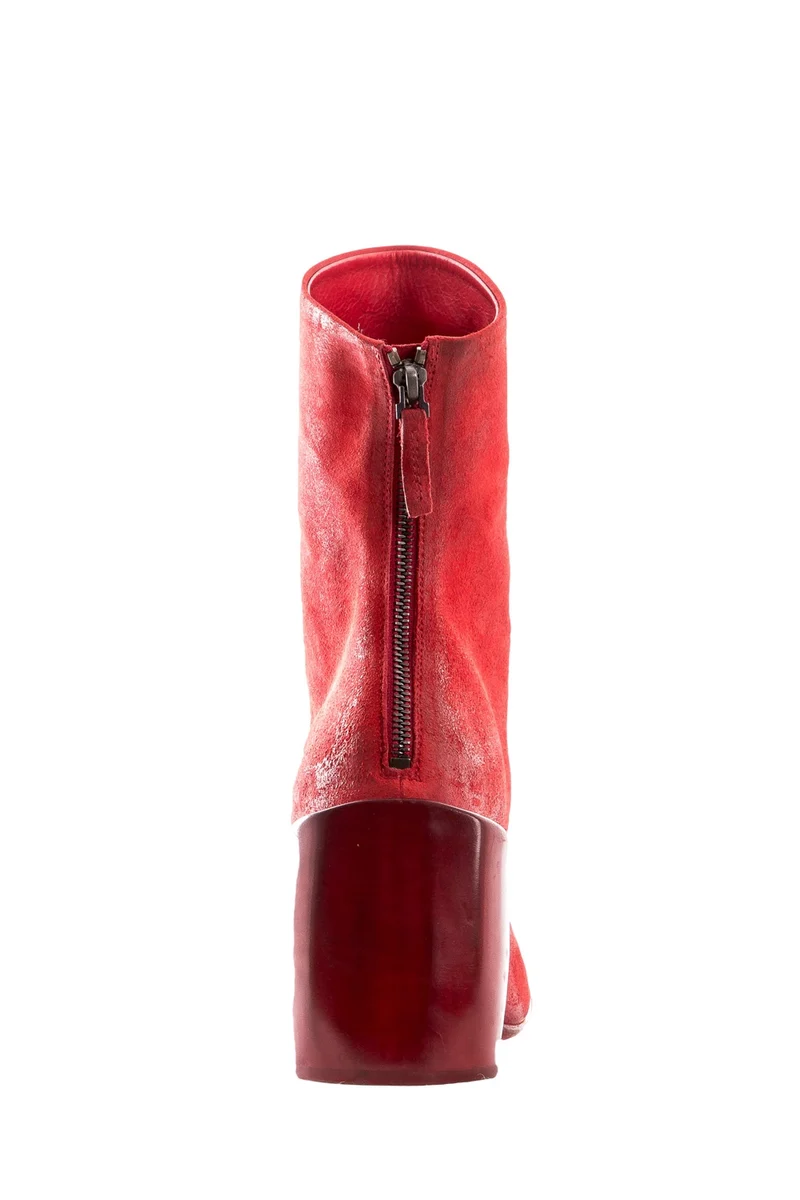 Marsèll Damen Stiefel mit Zip MASSICCIA rot