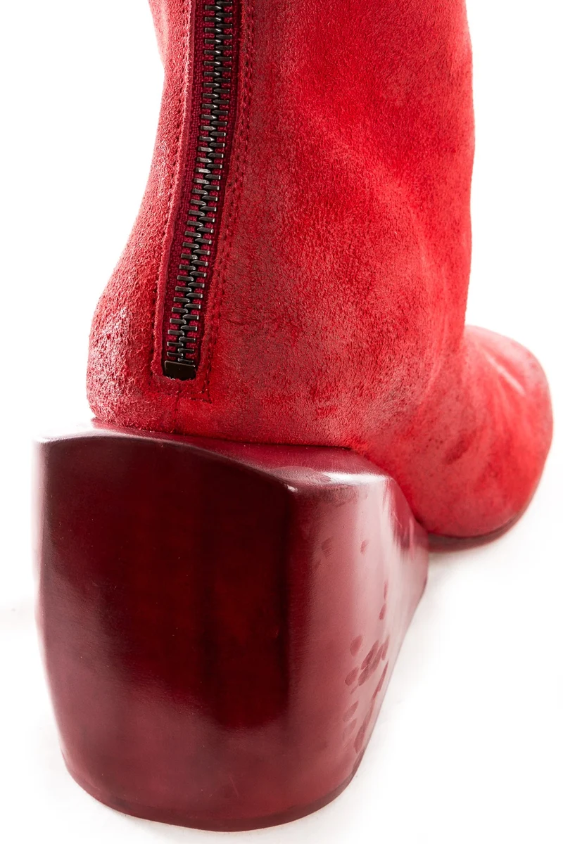Marsèll Damen Stiefel mit Zip MASSICCIA rot