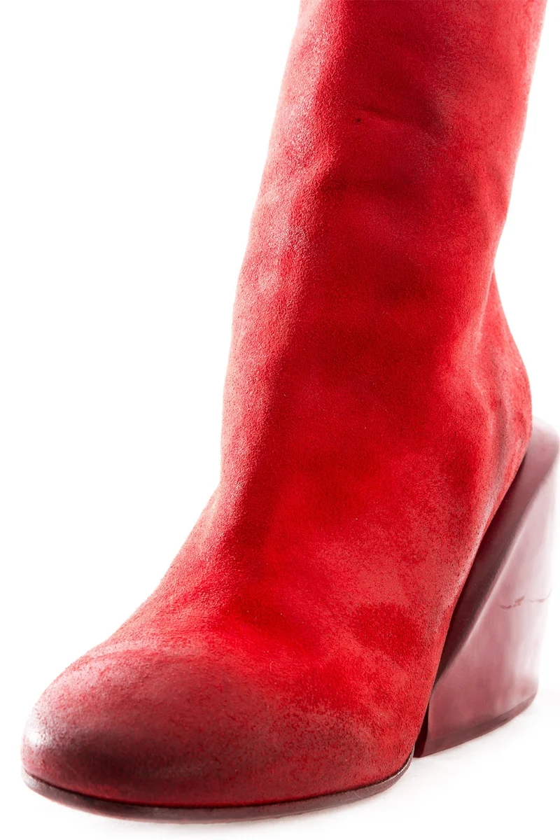 Marsèll Damen Stiefel mit Zip MASSICCIA rot