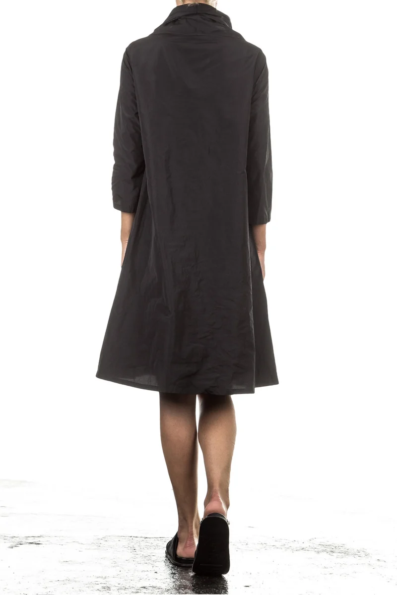 Katharina Hovman Damen Kleid A-Linie anthrazit