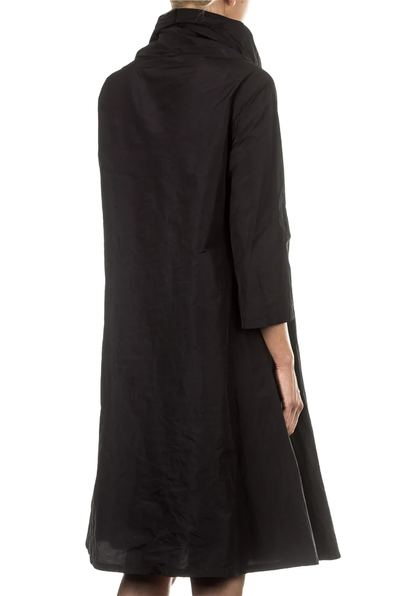 Katharina Hovman Damen Kleid A-Linie anthrazit