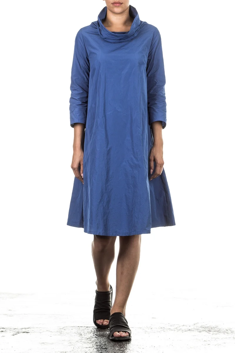 Katharina Hovman Damen Kleid A-Linie azur