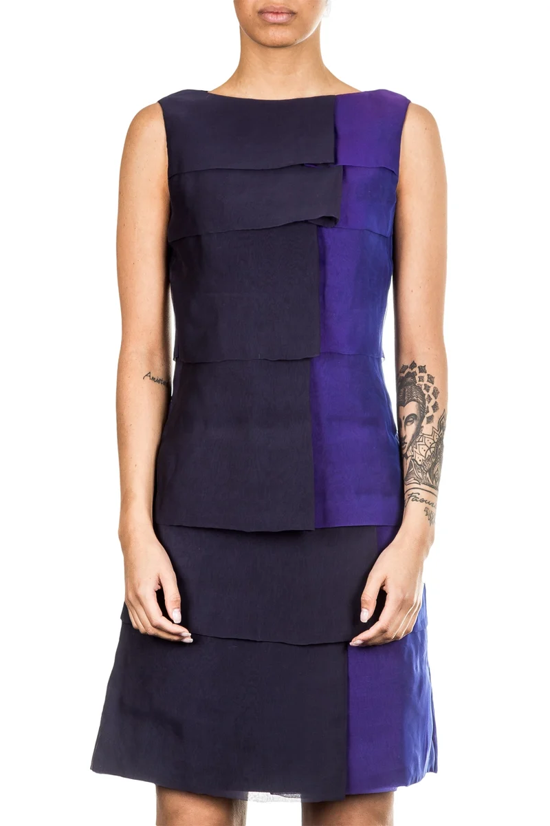 Anett Röstel Damen Cocktailkleid blau violett