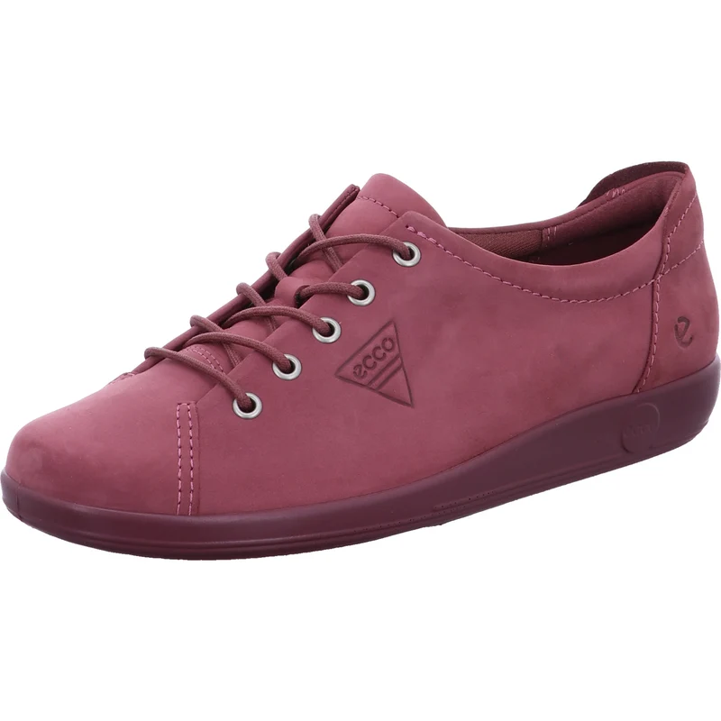 Ecco Schnürschuh ECCO SOFT 2.0 rot