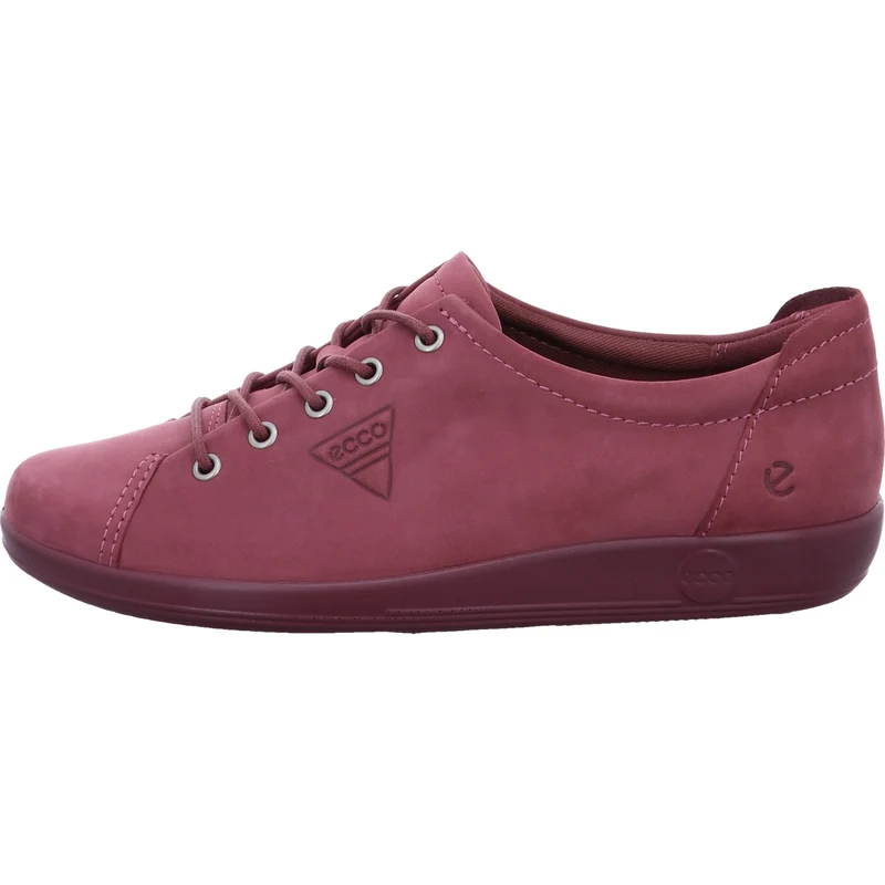 Ecco Schnürschuh ECCO SOFT 2.0 rot
